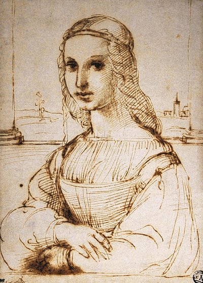 Portrait of a Young Woman by Raffaello Sanzio Raphael